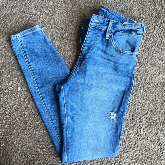 True Religion High Rise Blue Skinny Jeans - Picture 2 of 10